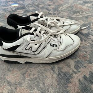 New Balance 550 Men's Black and White Sneakers